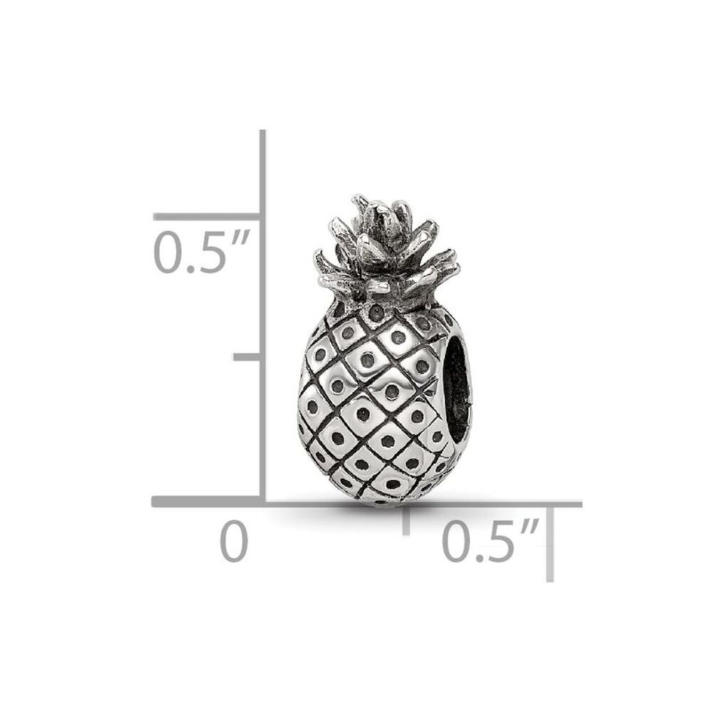 Kazi Luxury Sterling Silver Reflections Pineapple… - image 5
